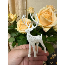 НОВОРІЧНА ФІГУРКА ПІД ЯЛИНКУ- ОЛЕНЬ