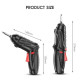 Шурупокрут зі складаною ручкою Grand 2in1 12 В акумуляторна мінівикрутка, з LED-підсвіткою робочої зони