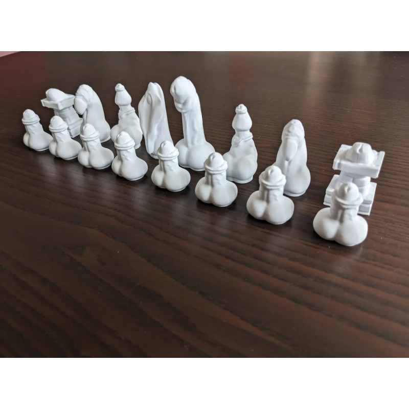 Набір шахмат для гри (Penis Chess Set)