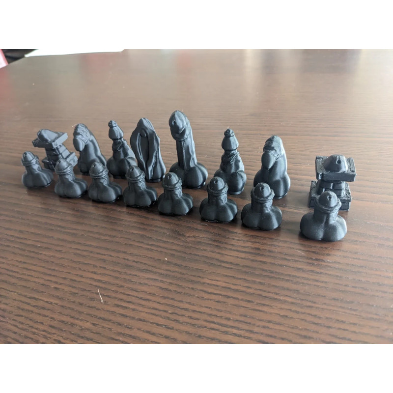 Набір шахмат для гри (Penis Chess Set)