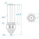 Сопла Elegoo Neptune 4 (0,4мм) Neptune 3, Creality Ender 5S1/7Ender 7/Ender 3V3 SE Ender 3, Ender 3 V2, Ender 5, CR-10