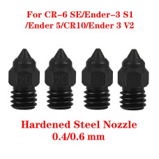 Насадка із загартованої сталі 0.4мм, насадки MK8 для CR6 SE/Ender 3 Plus/S1/Ender5/CR10/Ender 3 V2