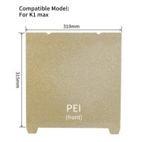 PEI-PEI пластина 310x315 (без магнітної бази/двосторонне РЕІ покриття)