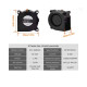 Вентилятор 40x40x20 мм 24 В для Creality K1C/K1 Max