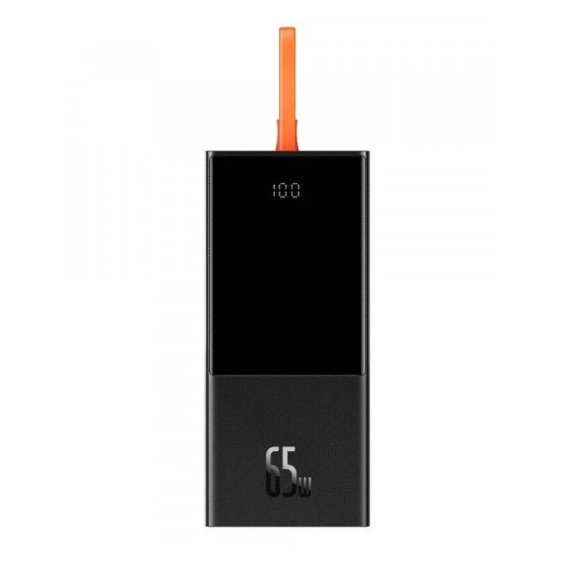 УМБ Power Bank Baseus Elf Digital Display 20000mAh 65W 5A, QC3.0+PD3.0 и c Type-C кабелем 65W Black