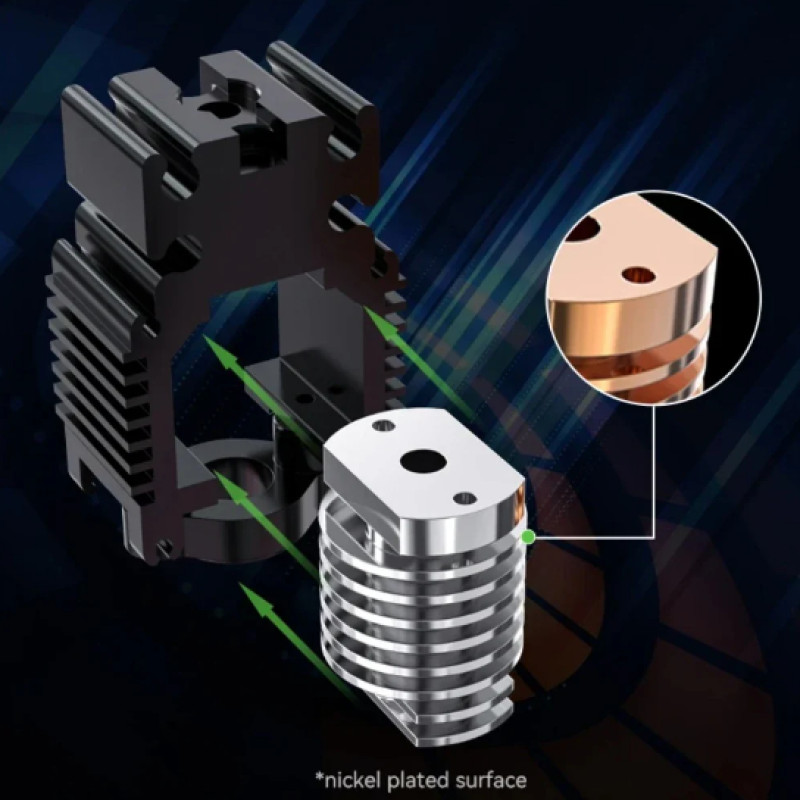 Ender-3 V3 SE/KE Комплект Хотенду Creality оригінал, керамічний нагрівальний блок