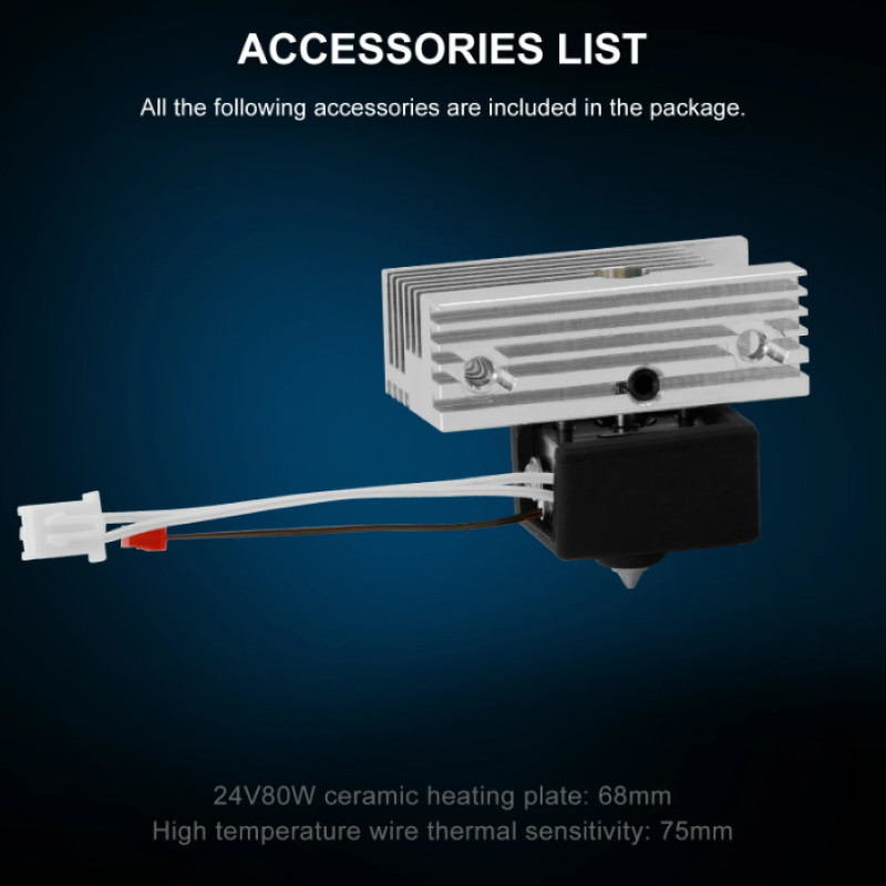 Хотенд Sprite Hotend Kit для 3D-принтера Creality Ender-3 S1/Ender-3 S1 Pro/Ender-3 S1 Plus/CR-10 Smart Pro