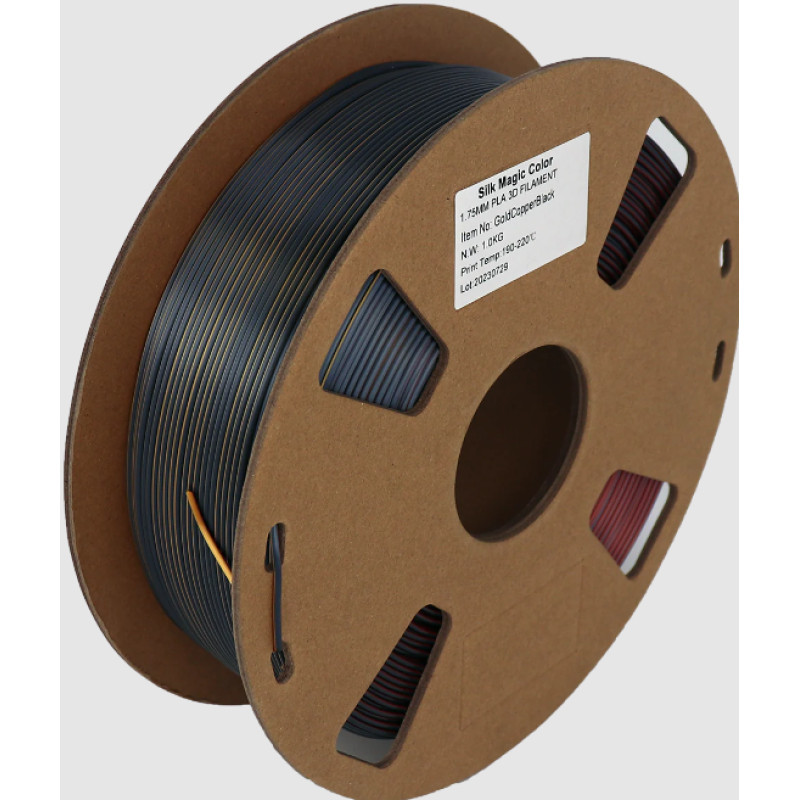 PLA Filament (3х кольоровий) Silk Magic Color для 3D принтера, 1.75 мм.