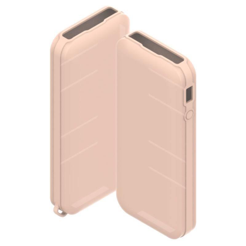 Силіконовий чохол для Power Bank ZMIСвітло Рожевий