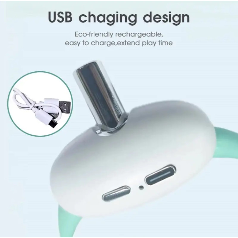 Іграшка смарт ошийник з вбудованим лазером для котів (Зелений)