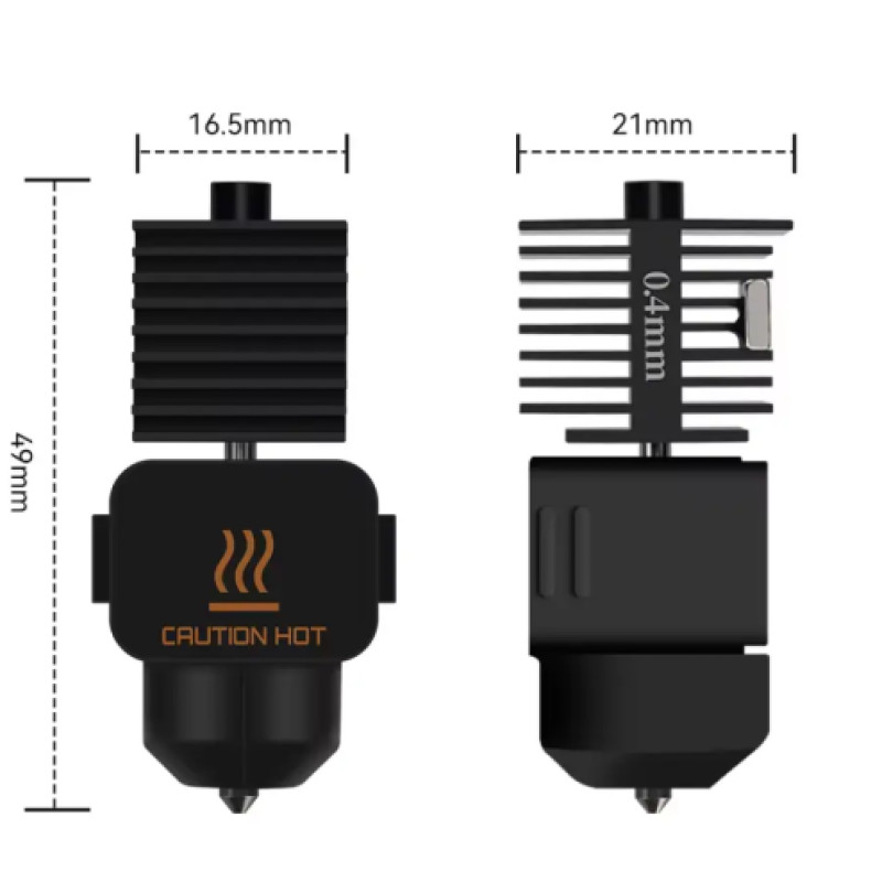 Змінне сопло Bambu Lab A1/A1 Mini, 1,75 мм, отвір 0.6 мм.