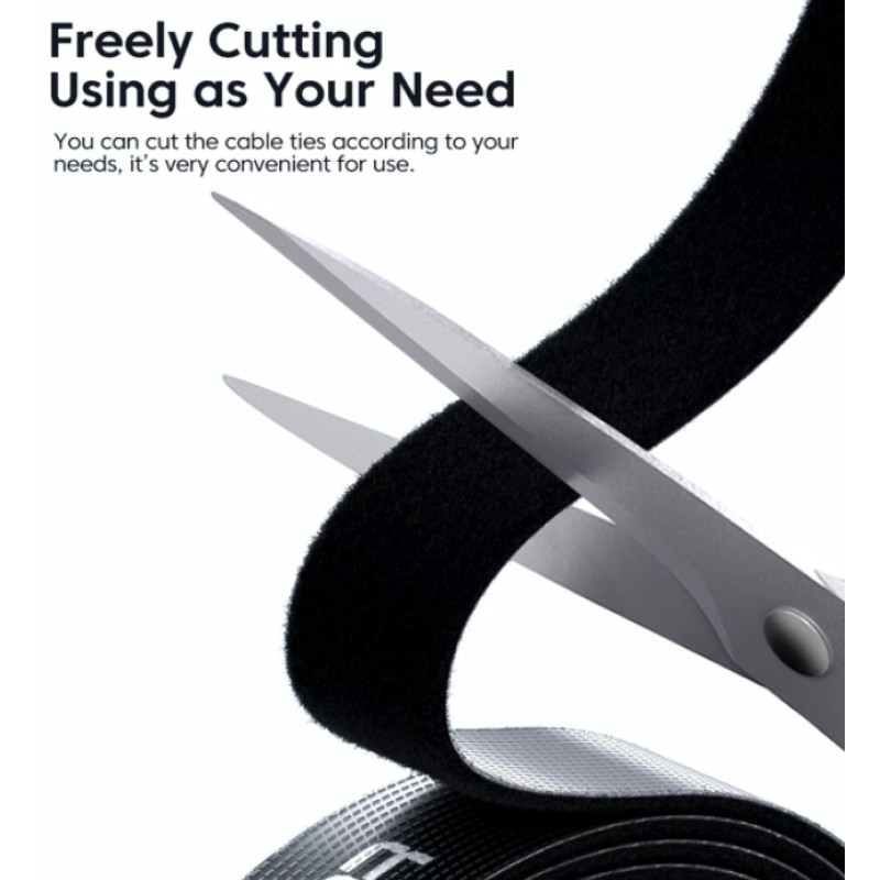 Кабельний органайзер Toocki для стяжки дротів з липучкою.