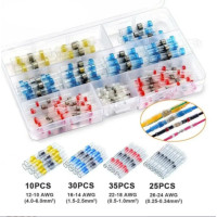 Термо гільза термоусадка з оловом припоєм 100 шт + кейс