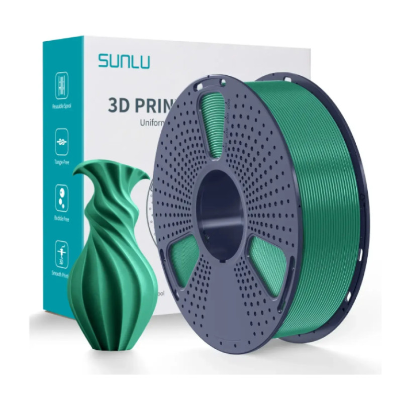 PLA-пластик GrassGreen/Зелена трава Sunlu для 3D-принтера 1.75 мм, 1kг