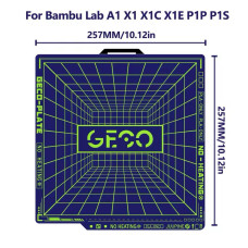 Пластина Juupine Geco Pla 257x257 для Bambu Lab P1P/P1S/X1/X1C