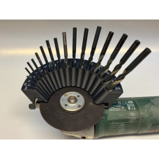 Насадка для заточування свердел для кутової шліфувальної машини з дисками 125 мм