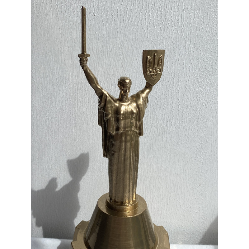 Настільна статуетка з пластику " Батьківщина - Мати "( Бронзова )