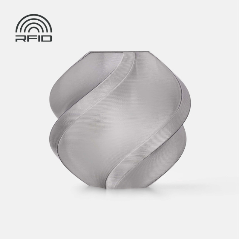 PETG Translucent Gray (32100) - пластик Bambu Lab для 3д друку без котушки (Refill)