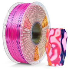 Пластик/філамент для 3D-друку SUNLU Silk PLA + Tri-Color Red Yellow Blue(1.75, 1kg)