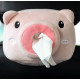 М'яка серветниця в машину "Pink Pig"
