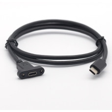 Подовжений кабель Type-C/Type-C з кріпленням  50 см