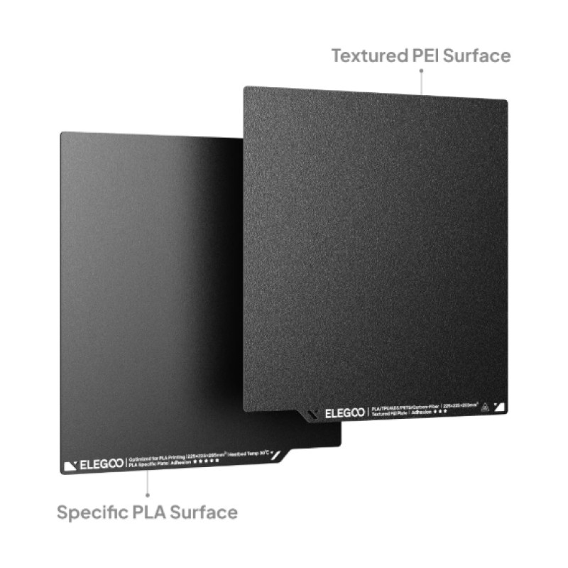 Двостороння платформаи 320*320 PEI для 3D-принтера Elegoo Neptune 4 Plus