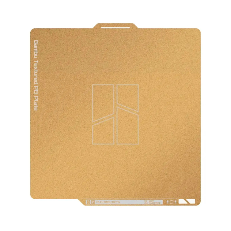 Bambu Lab пластина 256*256мм з Текстурованим PEI покриттям для P2S Series (оригінал, FAP033)