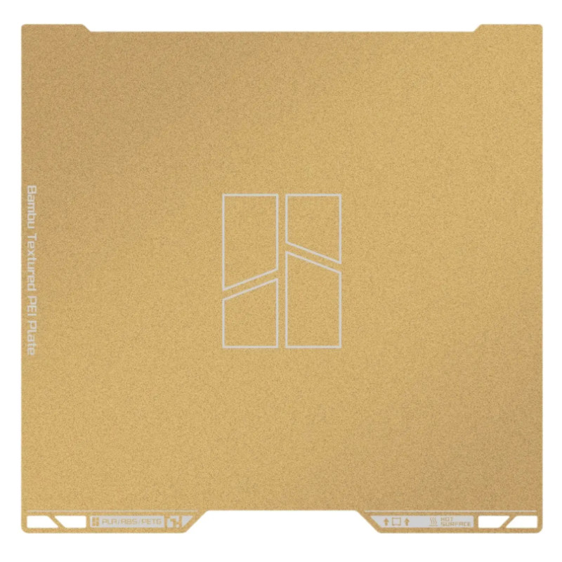 Пластина 350*320мм з Текстурованим PEI покриттям Bambu Lab для H2D/H2S (оригінал, FAP025)