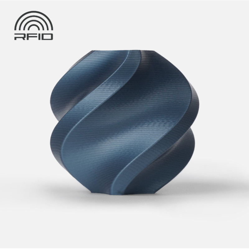 Bambu Lab PLA Metal пластик для 3д-друку Cobalt Blue Metallic з котушкою (1.75 мм, 1 кг) (13600)