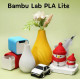 Bambu Lab PLA Lite пластик для 3д-друку Gray без котушки (1.75 мм, 1 кг) (16101)