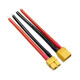 Роз'єм силовий XT60 з термостійким силіконовим дротом 14AWG (пара Тато + Мама)