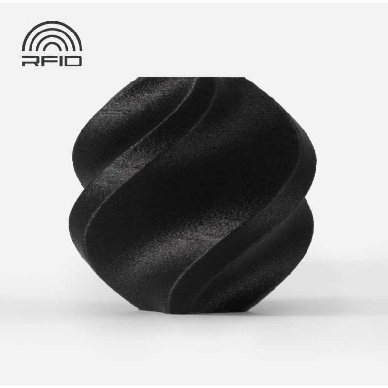 PAHT-CF пластик Bambu Lab (Black) — Високотемпературний нейлон з вуглеволокном, 1.75 мм, 1 кг (Котушка з RFID, 70100)