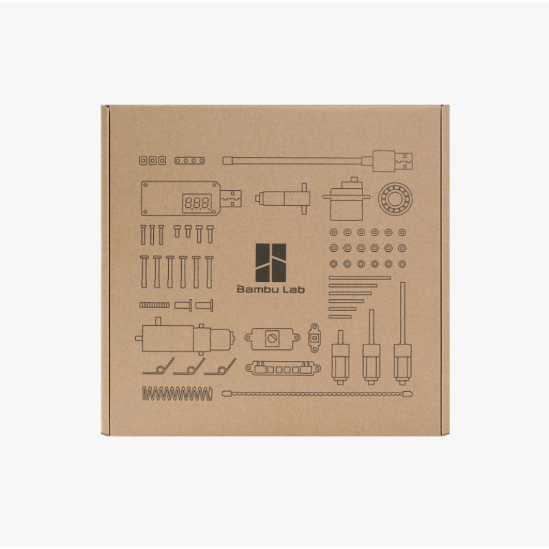 Набір компонентів Bambu Lab Maker's Essential Kit A для DIY-проєктів та моделювання