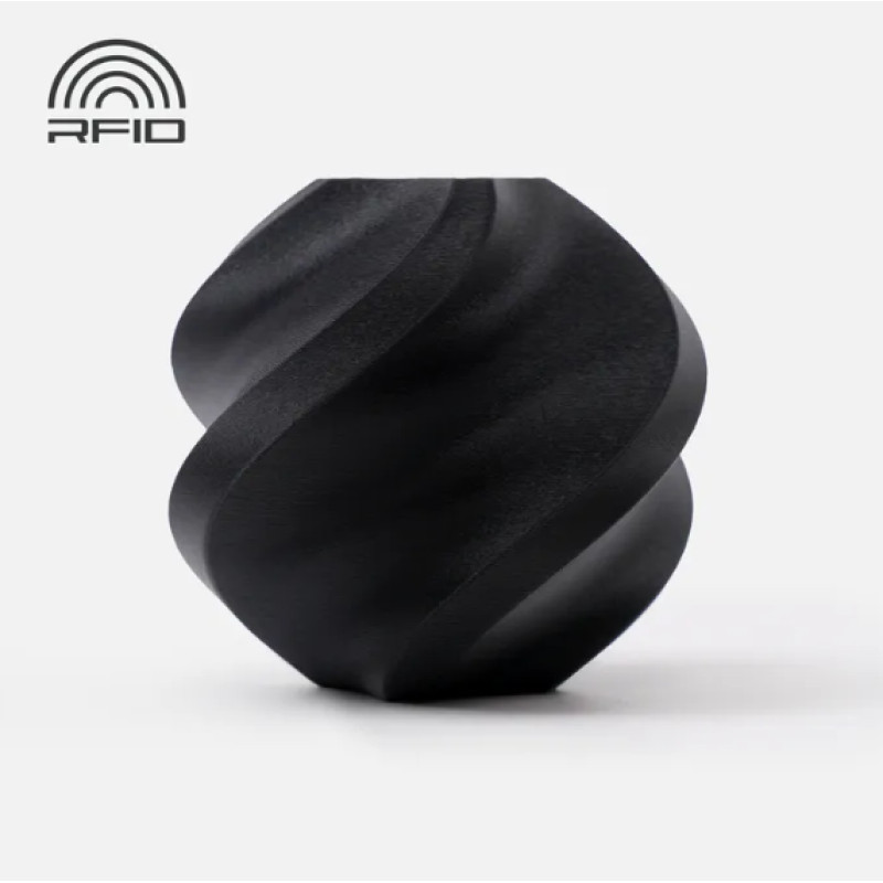 PLA Matte матовий пластик Charcoal (Вугільний) Bambu Lab для 3D друку, 1.75 мм (без котушки)
