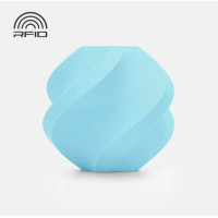 Пластик Bambu Lab PLA Matte Ice Blue для 3D принтера, 1.75 мм, Refill (без котушки)