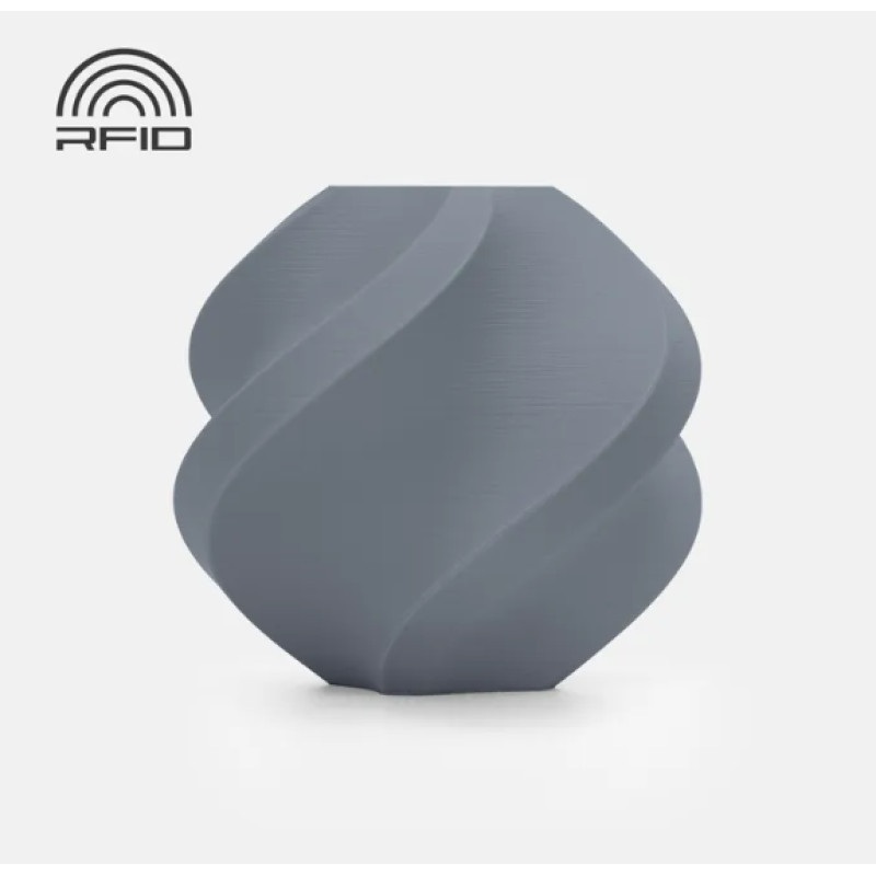 Пластик Bambu Lab PLA Matte Ash Gray для 3D принтера, 1.75 мм, Refill (без котушки)