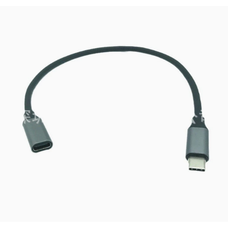 Надшвидкісний подовжувач USB Type-C 0,5м (тато-мама) JWM, USB 3.2 Gen2x2 20Gbps, 4K 60Hz Video, PD 100W.