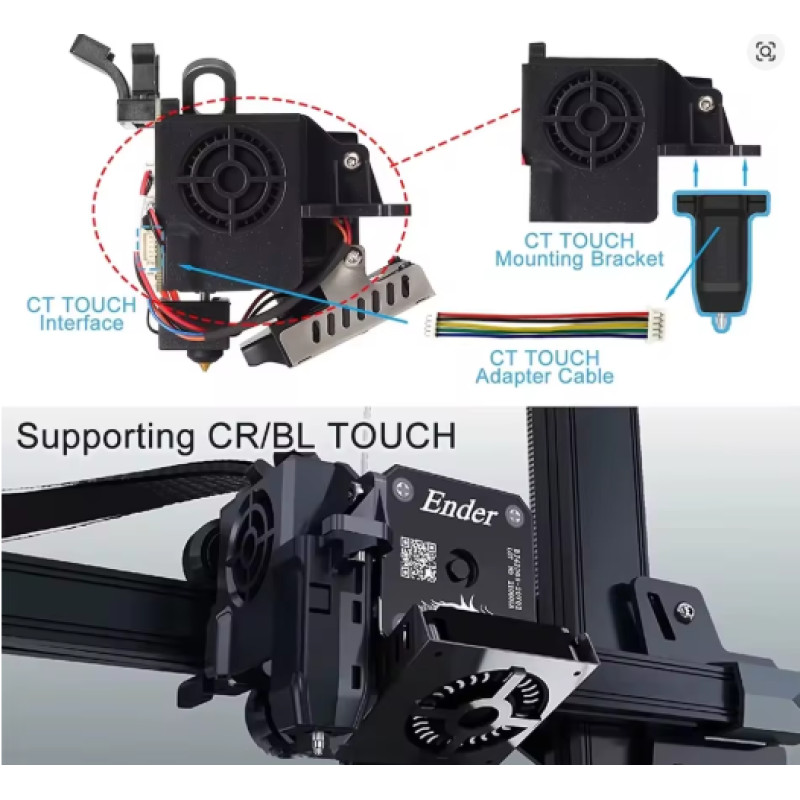 Creality кабель 5-pin для CR Touch 10см.