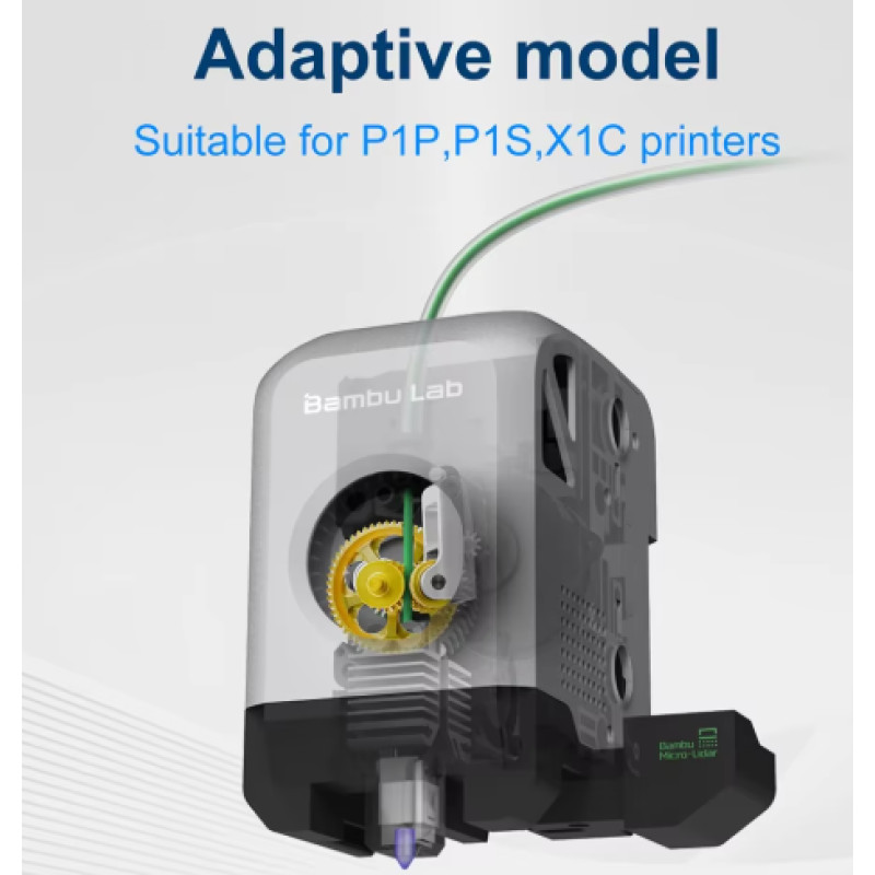Ведуча шестерня екструдера для Bambu Lab P1P / P1S / X1C