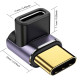 Кутовий перехідник адаптер OTG USB Type-C M/F (USB 4.0, 40Gbps, 100W, 8K)