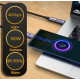 Кутовий адаптер USB4 Type-C мама/тато 90° (Thunderbolt 3, 40 Гбіт/с 100W 8K)