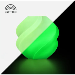 Bambu Lab філамент PLA Glow Green (15500) з котушкою