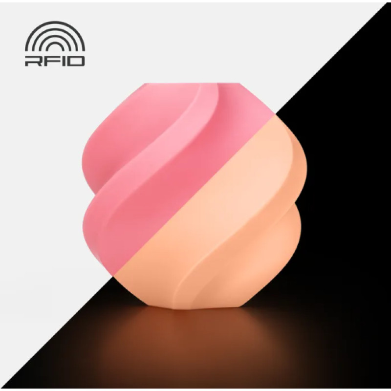 Bambu Lab PLA Glow Pink (15200) з котушкою