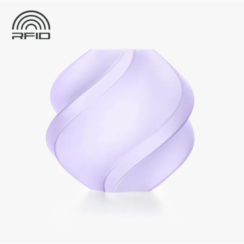 PLA Translucent Lavender (13711) Bambu Lab 1.75 мм – напівпрозорий PLA філамент, лавандовий з котушкою
