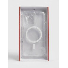Чохол для iPhone 14 Pro MagSafe прозорий силіконовий, протиударний, з посиленими кутами