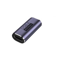 Адаптер USB Type-C (мама) – USB Type-C (мама) USB4 40Gbps PD 100W, 8K/60Hz
