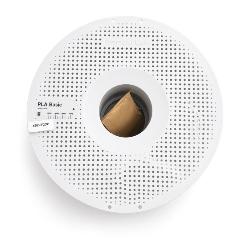 Багаторазова котушка Bambu Lab Reusable Spool White + 250г філаменту PLA Basic ( White )