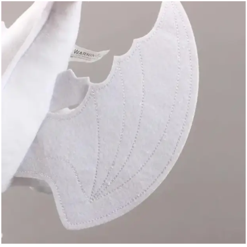 Іграшка м'яка Дракон Беззубик 30см Білий, з кріпленням на поверхню / М'яка іграшка в авто / Іграшка на шлем